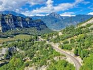 Torbole road under a blue sky