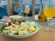 Colorful salad plate