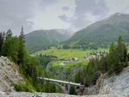 Railway bridge in Val Mela