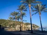 Beach promenade in Port de Soller