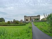 Driveway to a villa