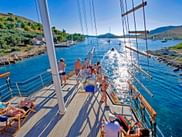 Deck der MS Aneta