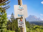 Beschilderung Alpe-Adria-Trail im Kanaltal