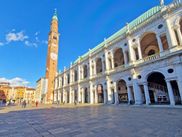 Vicenza historic center with Torre di Piazza