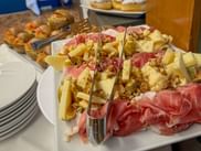 Italian cheese with Parma ham