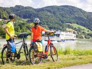 Danube Cycle Path cyclist