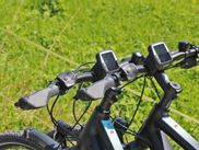 E-Bike-Lenker mit Fahrradcomputer