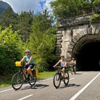 Familienradweg von Tarvis nach Udine durch Tunnel