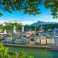 Panoramablick auf Salzburg