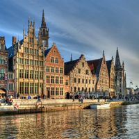 The old town of Ghent