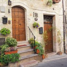 Häuser in Assisi
