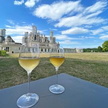 Weinpause bei dem Schloss Chambord