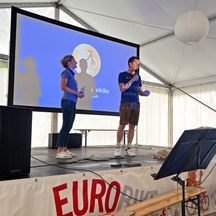 Ansprache der Eurobike Geschäftsführer Verena Sonnenberg und Thomas Schmid