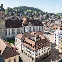 Ausblick auf den Dom und den Stiftsbezirk