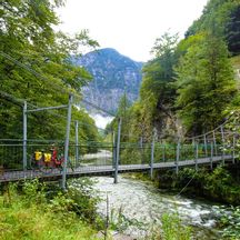 Hängebrücke in Obertraun