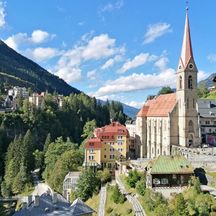 Wonderful view of Bad Gastein with a magnificent mountain panorama