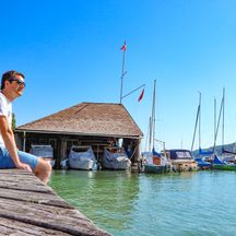 Radlerpause am Mattsee