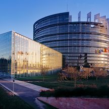 Das Europaparlament in Straßburg