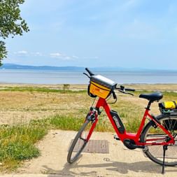 Bicycle with sea view