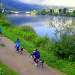 Cycle path on the Moselle