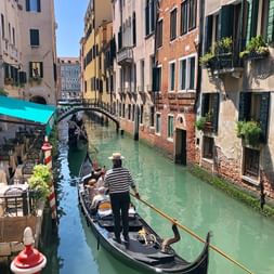 Gondola ride in Venice