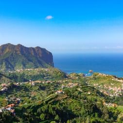 Hilly landscape on Madeira
