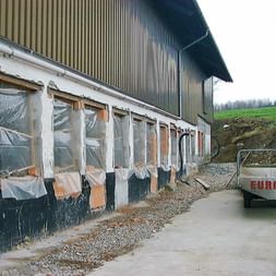 Umbau im Garten 2002