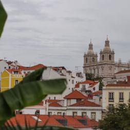 View of the church in Lisbon