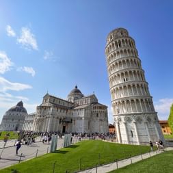 The Leaning Tower and the Cathedral of Pisa