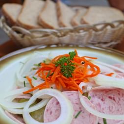 Bavarian sausage salad