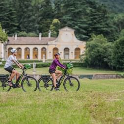 Radfahrer Dolomiten