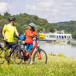 Break at the danube Cyclepath