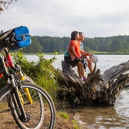Radpause am Ostersee