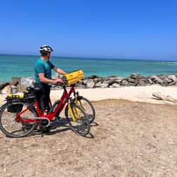 Tuscany bike break on the beach