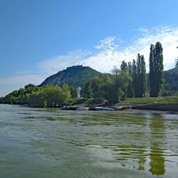 Castle of Visegrád on the Danube