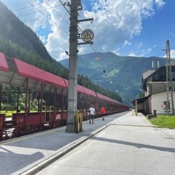 ÖBB Tauern Tunnel shuttel service in Böckstein