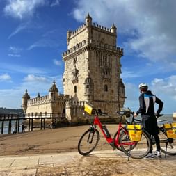 Radstopp am Torre de Belem