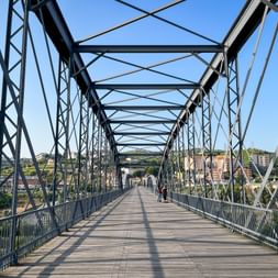 Pedestrian bridge in Peso da Régua