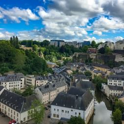 Ausblick auf Luxemburg