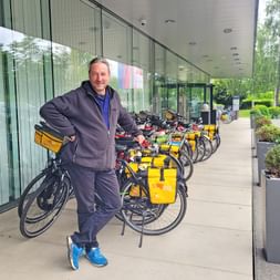 Bike handover at the Austria Trend Hotel in Innsbruck