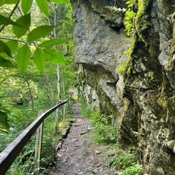 Path through the Barbarossa Gorge