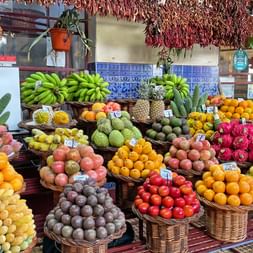 Fruit market in Monte Funchal