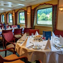 Restaurant der MS Casanova