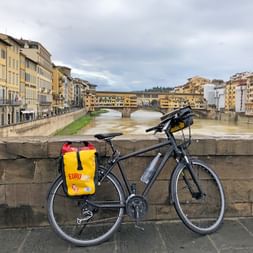 Bike on a bridge in Florence