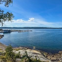 Fjord landscape from Moss to Oslo