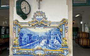 One of the tile pictures at Pinhao railway station