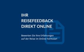 Reisefeedback auf unserer Website