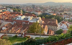 Blick über die Stadt Graz