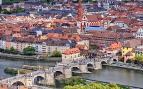 The old Main bridge in Würzburg