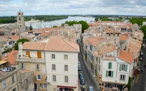 View of the old town of Arles View of the old town of Arles